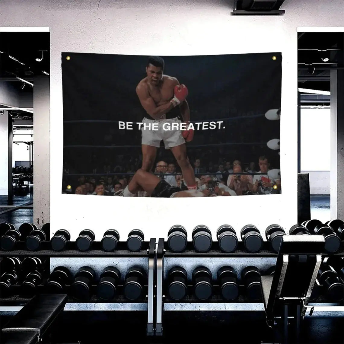 ZEN Muhammad Ali Boxing Motivational Gym Flag