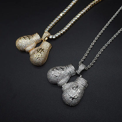 ZEN Boxing Gloves Pendant Necklace