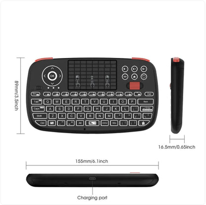 ZEN 2-in-1 Mini Wireless Bluetooth Keyboard for Mobile Phones – 2.4G Dual Mode