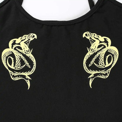 ZEN Flexi Black Cobra Tank Top