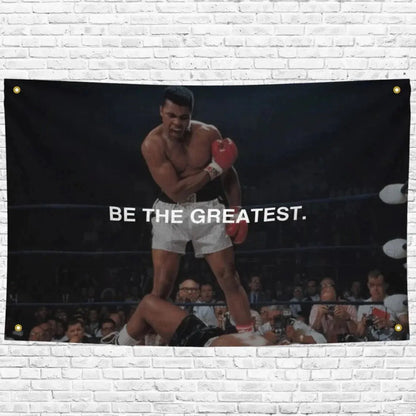 ZEN Muhammad Ali Boxing Motivational Gym Flag