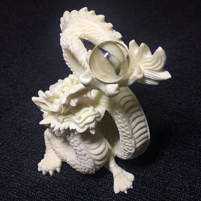 ZEN Sacred White Dragon Statue